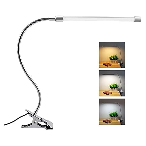 Akynite Luz LED Escritorio con Pinza y Brazo Flexible Cover