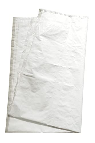 Image of Heavy-Duty PP White Woven Bora /Bags for Rice, Wheat, Grains & Vegetables - 36x60 Inch (Pack of 10)