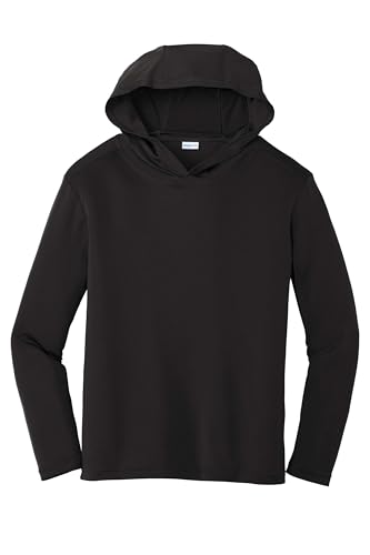 SPORT-TEK Youth PosiCharge Competitor Hooded Pullover | Kids' Lightweight Top for Spring & Summer, Athletic Fit Activewear