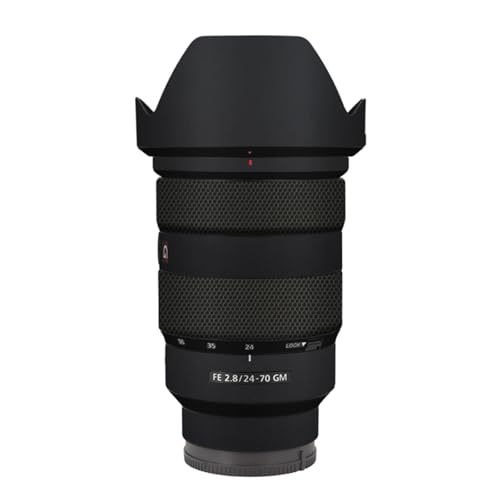 Sticker Protector de Vinilo para Lente de Cámara Sony FE 24-70mm F2.8 GM Color Negro Mate miniatura 1