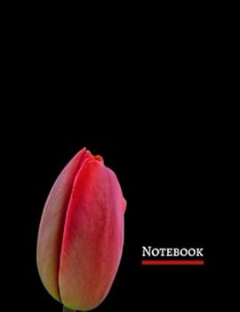 Paperback Tulip Unruled Blank Notebook, 140 pages Large 8.5x11 inch (Unruled Notebook) Book
