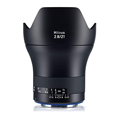 Image of ZEISS Milvus ZE 2.8 /21 Super Wide-Angle Camera Lens for Canon EF-Mount SLR /DSLR Cameras, Black