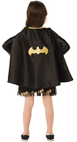 Disfraz Batgirl para niñas con capa y falda tutú talla 4/6 miniatura 2