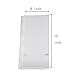 MoloTAR 100 Pcs 10 in x 6 in(1.4mil.) Clear Flat Cello Cellophane Treat Bags Good for Bakery, Cookies, Candies,Dessert with 5 random Twist Ties!