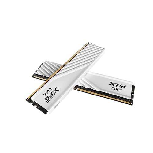 Image of XPG Lancer Blade DDR5 6000MHz CL30 32GB (2x16GB) PC5-48000 RAM 288-Pins UDIMM Desktop Memory Kit White Heatsink(AX5U6000C3016G-DTLABWH)