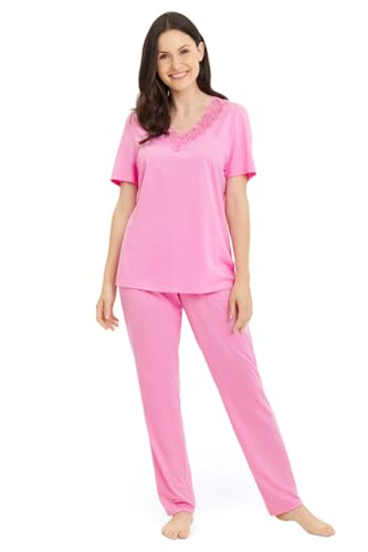 Pyjama Rösch en dentelle coton et modal l'élégance nuit