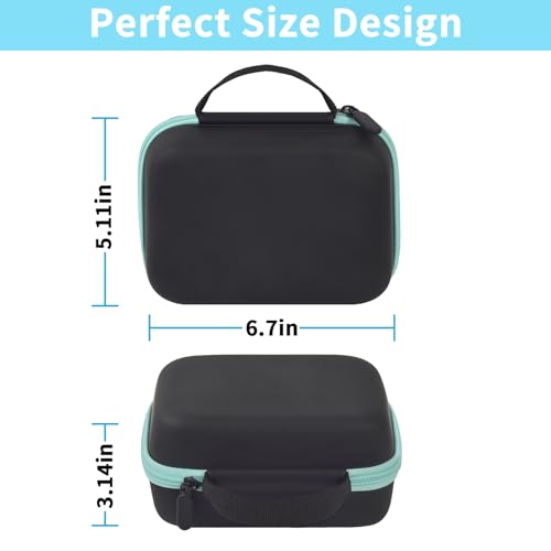 Kids Instant Camera Case Compatible with VTech/KidiZoom PrintCam & Thermal Rolls Print Camera Refill Paper, Creator Cam Accessories Travel Storage- Bag Only (Black)