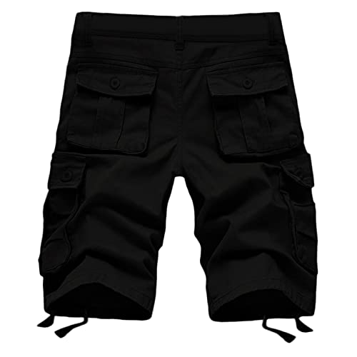 Mens Plus Size Cargo Work Shorts Casual Fishing Tactical Shorts Multi-Pockets Outdoor Ralaxed Fit Summer Hiking Short #TOP3