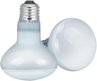 2 Pack 75W Reptile Heat Lamp Bulbs, UVA Reptile Light Bulb (2nd Gen), Daylight Basking Bulb for Bearded Dragon, Lizard,Tortoise,Hedgehogs,Amphibian...