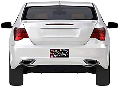 Happy Birthday Car Magnet Decoration, Colorful Bday Magnetic Decal for Parades Locker, Fridge or Mailbox, Removable Banner 12 x 5 - Image 4