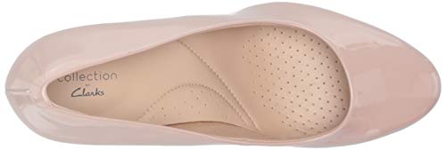 Clarks Womens Ambyr Joy Pump, Dusty Rose Patent Synthetic, 8 Us #TOP4