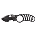 5.11 Side Kick Tactical Boot Knife 5.5in Fixed Blade Knife with 2in Combo Edge Tanto Blade and Skeletonized Handle for Outdoor Tactical Survival and Everyday Carry, Style 51023