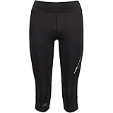 Damen Laufhose Pro Touch Damen Tight Overknee Paiva II Laufhose, Schwarz, 38
