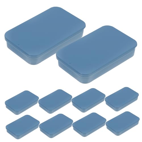 Beavorty Caja De Lata Con Tapa Deslizante, Contenedor De Almacenamiento, Caja De Lata Para Dulces, 12 Uds.