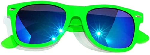 Image of OWL Retro Style Sunglasses 80's Classic Vintage Unisex Nerd Colored Frame