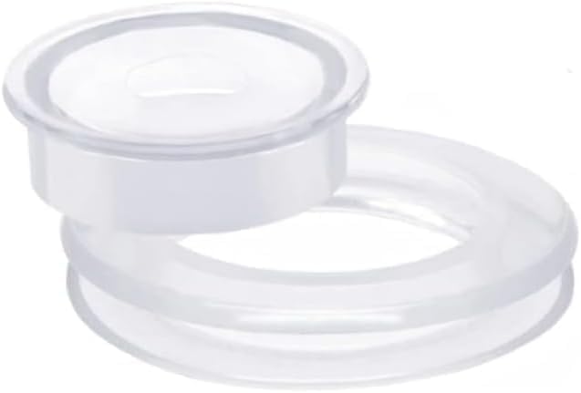 2 Pcs Clear Standard Size Silicone Umbrella Hole Ring Plug and Cap Set for Glass Outdoors Patio Table Deck Yard Patio Table Umbrella Hole Ring and Cap Set Clear Patio Table Umbrellas Shade (2 Inch)