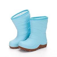 EUXTERPA Kids Winter Rain Boots Girls Boys Insulated Warm Snow Boots Children Waterproof Lined Boots for Toddler/Little Kid/Big Kid