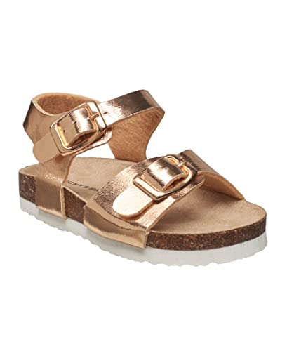 Image of Lucky Brand Unisex-Child Kids' Blanc 2 Strap Sandals Little Kid /Toddler