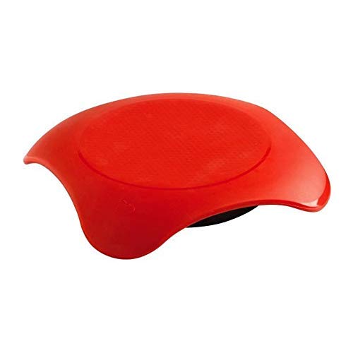 Mastrad F04110 Chauffe-Plat Micro-Ondable Magma Rouge