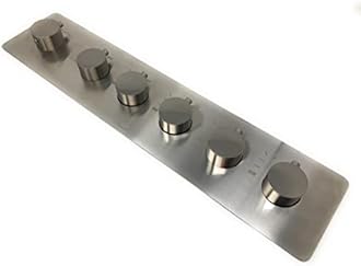 Cascada Luxurious Recessed Large LED Waterfall Rainfall Shower System (Brushed Nickel)