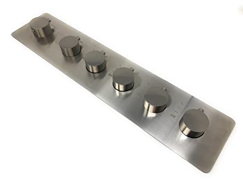 Cascada Luxurious Recessed Large LED Waterfall Rainfall Shower System (Brushed Nickel)