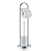 Produktbild Kela 18002 Toilettengarnitur, WC-Bürstentopf und Papierhalterung, Fabio, Verchromtes Metall, 65,5cm, Silber