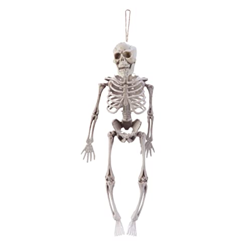 HOOTNEE Halloween Skeleton Props 40cm Skull Decors Hanging Ghost Decoration for Scary Events