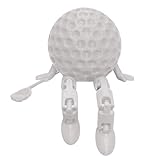 Figurina articolata da golf stampata in 3D, modello di palla sportiva con articolazioni mobili, design seduto, decorazione da scrivania per ufficio, decorazione da tavolo per casa, regalo per