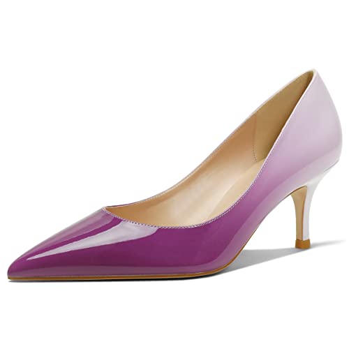 Roimaash Women Pumps Heels 6CM Gradient Colors Size US5.5-112