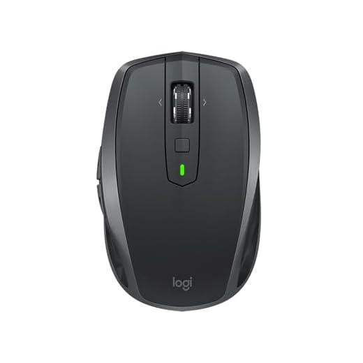 Logitech MX Anywhere 2S Souris sans Fil, Multi-Dispositif, Bluetooth et 2,4 GHz avec récepteur USB Unifying, Suivi Laser sur Toute Surface 200 à 4000 PPP, 7 Boutons, Portable/PC/Mac/iPad OS - Grise