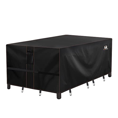 Supjoyes Patio Furniture Covers Waterproof For Outdoor Table And Chairs, Sectional Sofa Set Cover Rectangular Water Resistant- Fits Up To 74"X47" #TOP10