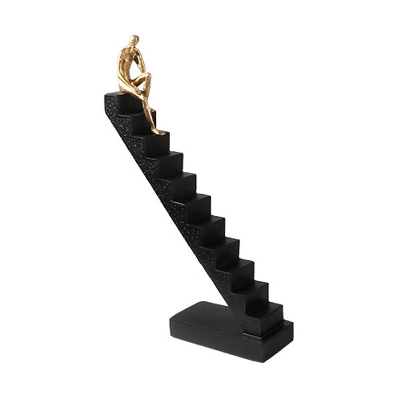 Sculpture Moderne Échelle pour Rompre la Monotonie des Meubles et Étagères Vides