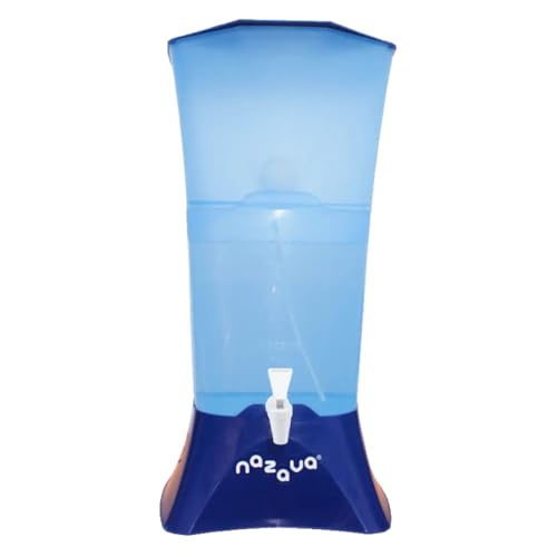 Nazava Gravity Fed Water Filter Dispenser and Water Filter Countertop Unit for Every Day Use,. Emergency Water Filtration Kit, Drinking Water Filters for Home and Camping Use
