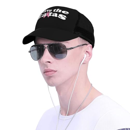 Save The Tatas Unisex Mesh Baseball Caps - Classic Adjustable Hat4