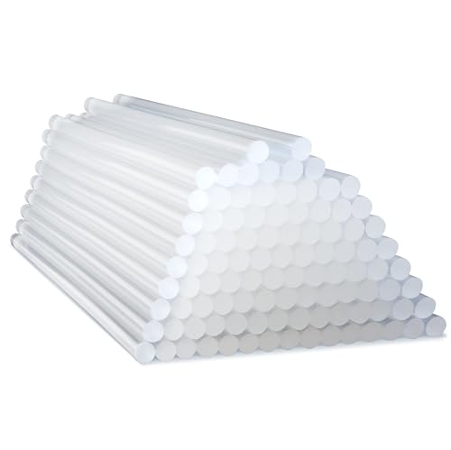 Tacwise 1562 Bâtons de Colle Chaude Extra-Longs, 7mm x 150mm, Lot de 100, Transparent