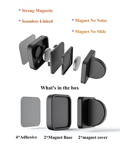 Image of Pee Pad Holder for Dogs Potty Training Pad Magnetic Wall Holder for Leg-Lifting Dogs & Marking in The House Compatible with Any Size of Puppy Pee Pads (Black)
