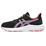 ASICS Kid's JOLT 4 Grade School Running Shoes, 5, Black/UBE
