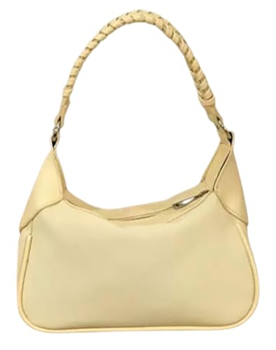 Women's Vegan Leather Shoulder Bag Crescent Crossbody Purse with 2 Straps Underarm Tote Bag Summer Work Handbag