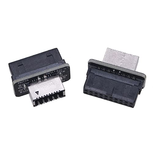 OULLX Mainboard USB3.0 19PIN to Type-E Adapter Chassis Built-in Type E Plug-in Port Adapter Board Card