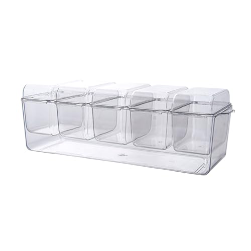 Plateau de glace et plateau de condiments transparent pour fêtes