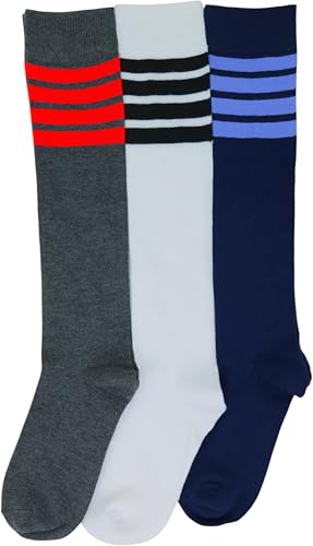 Image of ToBeInStyle Women's Pack of 6 or 12 Knee High Socks