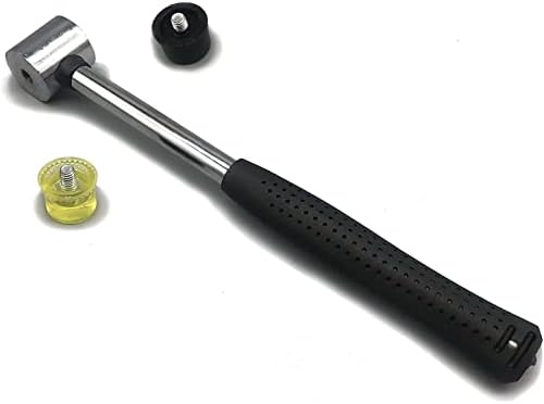 BOOSDEN Double-Faced Soft Hammer Mallet, Rubber Hammer, Soft Hammer for Home Decoration Installation Hand Tool, 25mm