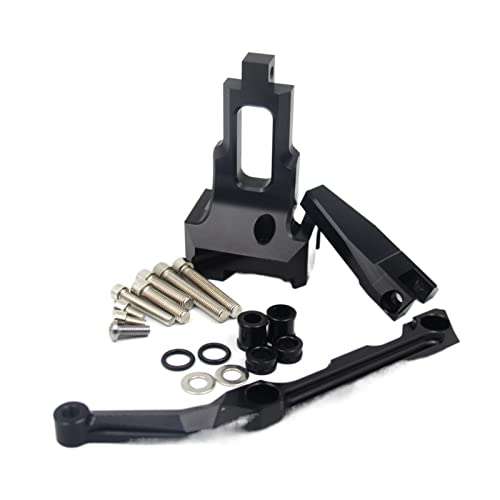 Stoßdämpfer Für Yamaha Für MT-09 Tracer Tracer 900 FJ-09 2015 2016 2017 Motorrad Stabilisator Lenkungsdämpfer Montagesatz (Farbe : Schwarz)