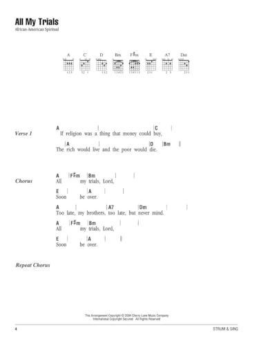 Campfire Folk Songs | Strum and Sing Guitar Songbook | 40 Popular Folk Songs for Guitar | Chords and Lyrics for Acoustic Guitar Players | Easy-to-Follow Guitar Sheet Music for Campfire Jams - Image 6