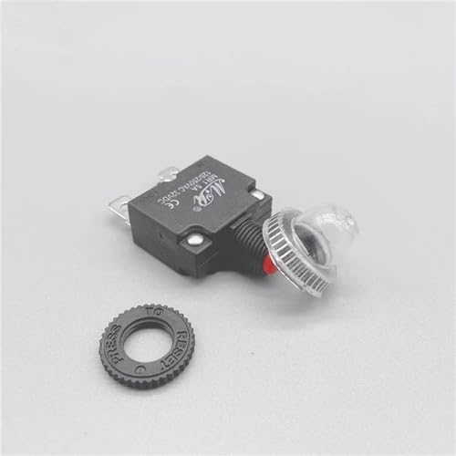 Disyuntor protector de sobrecarga 6A con tapa de seguridad para paneles 6