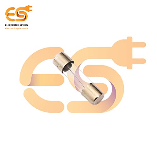 Image of Electronic Spices 10a 250v 5mm X 20mm Fast Acting Glass Tube Cartridge Fuse Pack of 20pcs