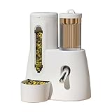 Hamster Water Bottle & Food Bowl Combo 3oz/100mL - Leak-Proof Dual Chamber...