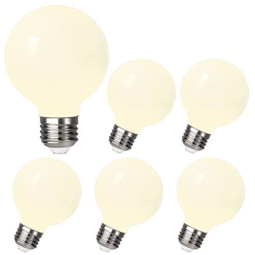 Recopilación de Focos - los más vendidos. 42 HORKEY Foco LED Moderna Bombilla Edison 6 Pza G25(g80) 5w E26 Luz Calida (Luz cálida-6 paquetes)