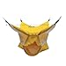 ＡＷＨＡＯ Small Animal Hammock Three Layer Hammock Bed, Soft Hideout Cage Accessories Warm Fleece for Ferret Chinchilla Hamster Playing, Yellow