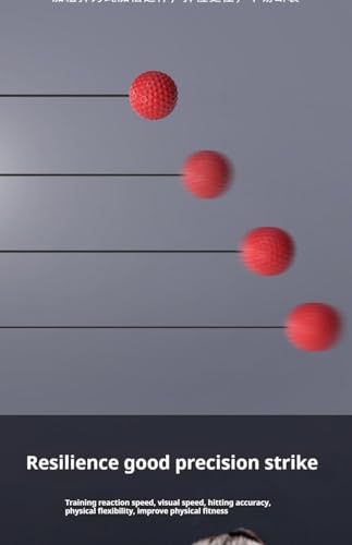 Image of Fitcozi Reflex Training Ball Kit with Carrying Case, Punching Speed Equipment for Hand-Eye Coordination